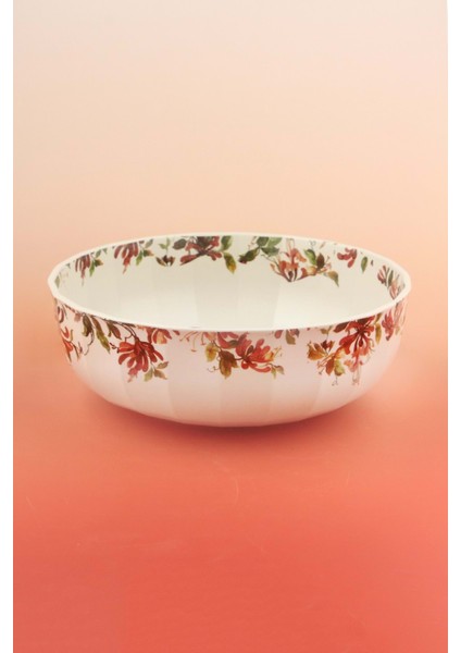 Hanımeliler Porselen Salata Kasesi