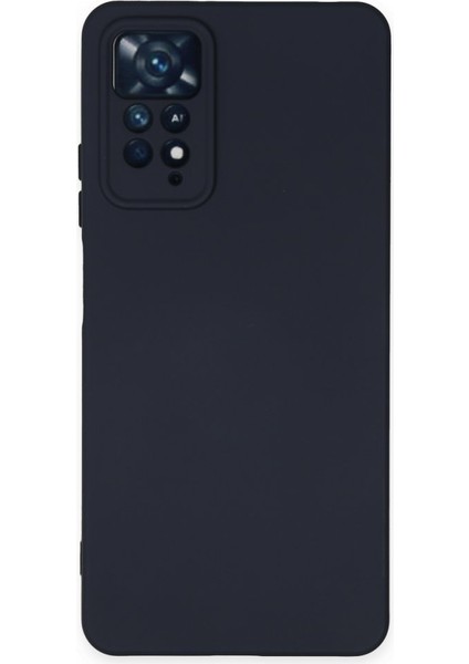 Redmi Note 11 Pro Kılıf Içi Kadife Kaplı Nano Silikon Kapak - Lacivert