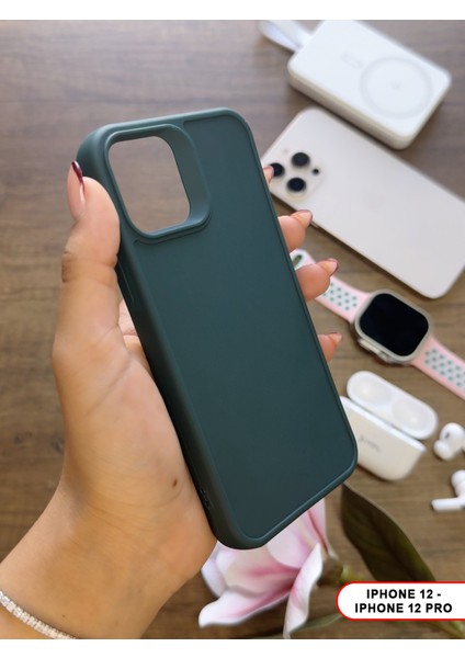 iPhone 12 / 12 Pro Uyumlu Kamera Korumalı Darbeye Dayanıklı Renk Atmayan Keep Silikon Kılıf