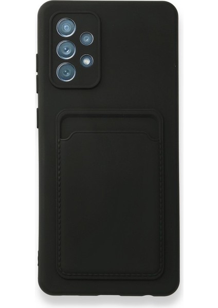Samsung Galaxy A52 Kılıf Kart Hazneli Silikon Kapak Ryc/kelvin