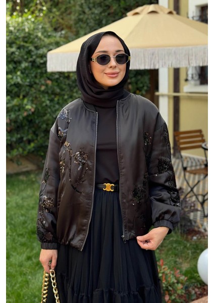 Bomber Ceket 25W6010 Siyah