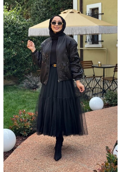 Bomber Ceket 25W6010 Siyah fiyatları