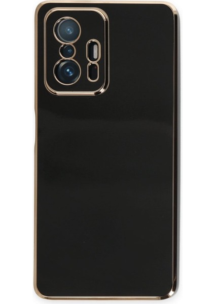 Xiaomi Mi 11T Pro Kılıf Parlak Yapılı Esnek Volet Silikon Kapak