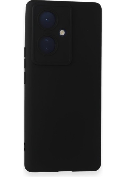 Vivo V29 Lite Kılıf Içi Kadife Kaplı Nano Silikon Kapak - Siyah
