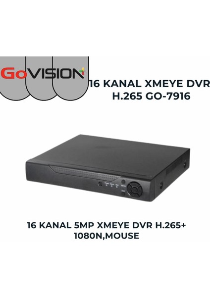 Go Vision 9'lu Kamera Seti 2mp 3.6mm Full Color Serisi fiyatları