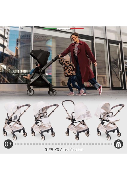Rotabile Premium Çift Yönlü Bebek Arabası Bej fırsatları