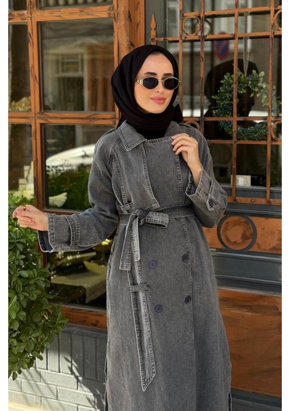 Trençkot 7380 Gri modelleri