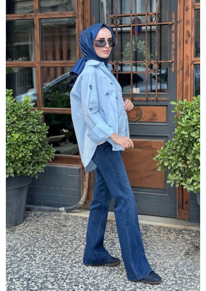 Gömlek 25W8012 Mavi fiyatları