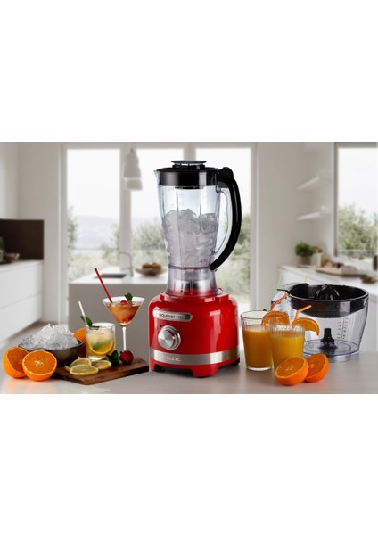 Gourmet Pro Moderna Mutfak Robotu Kırmızı 1782/00 fiyatları