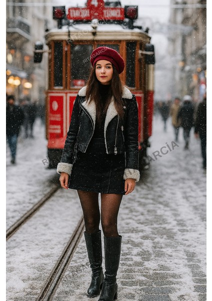 Fransız Ressam Avusturalya Yün Keçe Bere modelleri