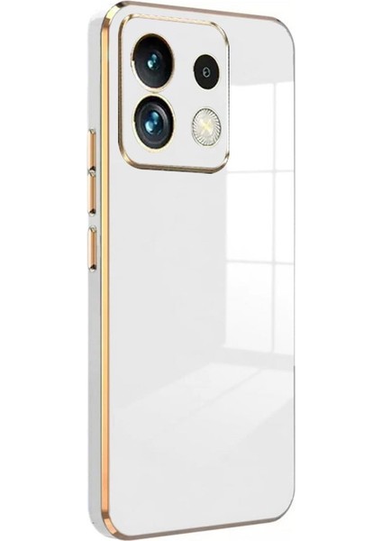 Pocom6 Pro 4g Kılıf Parlak Yapılı Esnek Volet Silikon Kapak