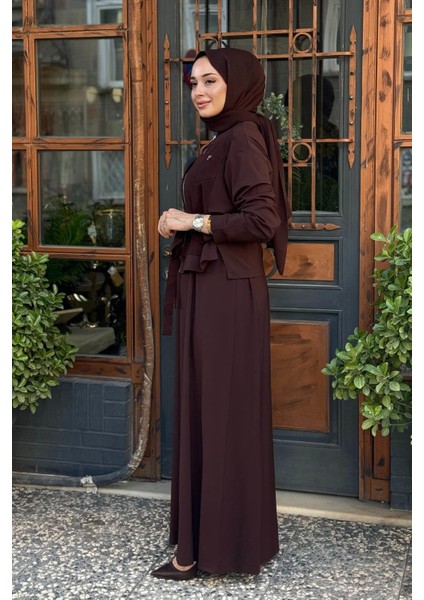 Elbise W-6942 Kahve fiyatları