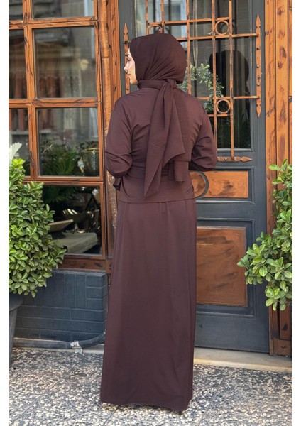 Elbise W-6942 Kahve fırsatları