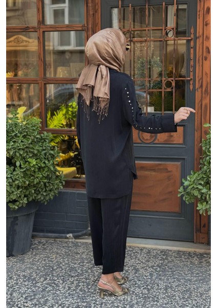 Pantolonlu Takım 2502-3013 Siyah fırsatları