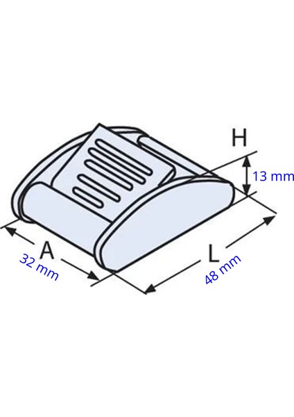 50 Adet Mandallı Kayış Tokası 25MM indirimleri
