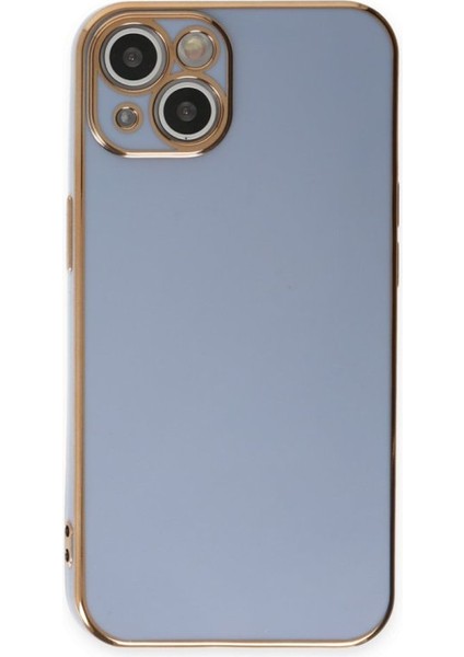 iPhone 15 Kılıf Şık ve Parlak Silikon Kapak Ryc/volet