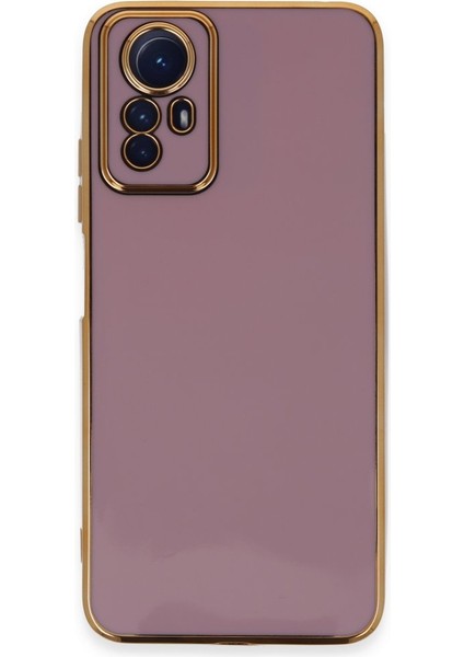 Redmi Note 12S Kılıf Parlak Yapılı Esnek Volet Silikon Kapak