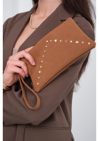 Geez Troklu Clutch Çanta Taba fırsatları