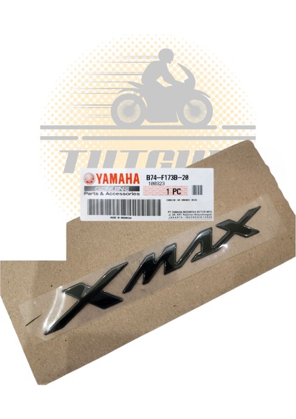 Xmax 250 300 Siyah Xmax Amblem Orijinal Sticker B74-F173B-20-00