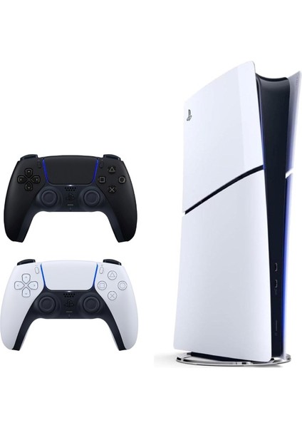 Playstation 5 Slim Digital 825 GB + 2. Siyah Dualsense Ithalatçı Garantili