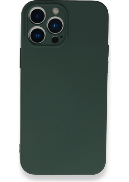 iPhone 13 Pro Içi Kadife Kaplı Esnek Silikon Kapak Ryc/ Nano Lansman