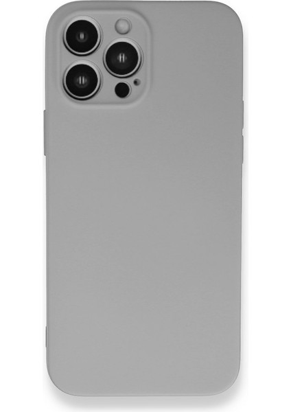 iPhone 13 Pro Max Içi Kadife Kaplı Esnek Silikon Kapak Ryc/ Nano Lansman