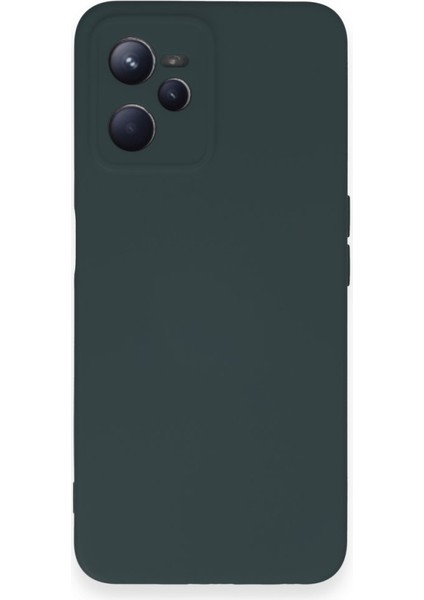 Realme C35 Içi Kadife Kaplı Esnek Silikon Kapak Ryc/ Nano Lansman