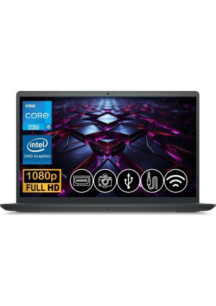Inspiron 15 3520 Intel Core I5-1235U I35201003U FR37 16 GB Ddr4 512 GB 15.6" Full Hd 120Hz IPS Windows 11 Pro Laptop
