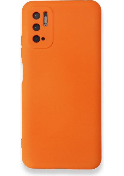 Redmi Note 11 Se Kılıf Içi Kadife Kaplı Nano Silikon Kapak - Turuncu