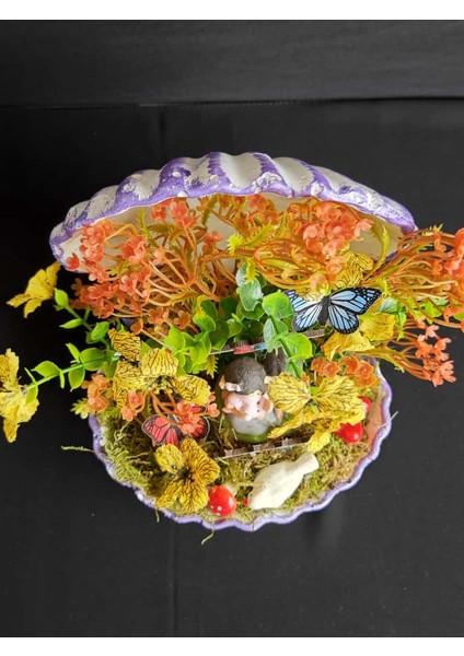 “iyi Ki Varsın” Temalı Kabuk Saksılı El Yapımı Teraryum – Tüm Özel Günler Için Anlamlı Hediye fırsatları