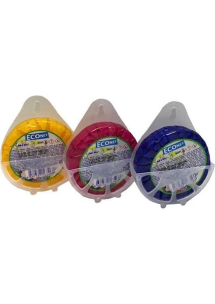 12 Adet Econet Askılı Wc Koku Giderici 50 Gram Tuvalet Banyo Koku Giderici Blok Koku Giderici fırsatları