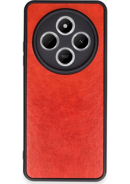 REDMI14C Kılıf Şık Görünümlü Deri Kapak Ryc/aras Deri