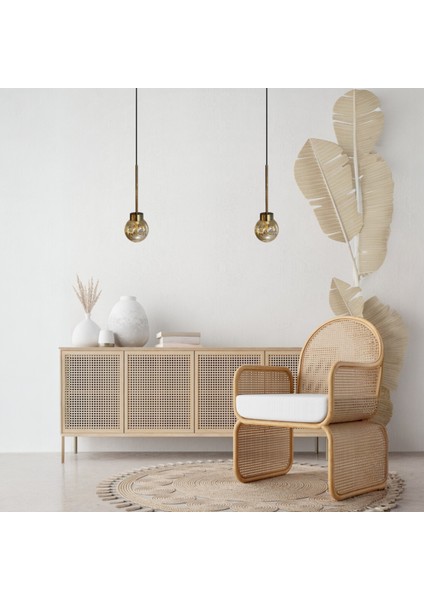 Ikili Petite Bal Rengi Cam Avize Ince Eskitme Başlık Retro Sarkıt Restoran Salon Aydınlatma fiyatları