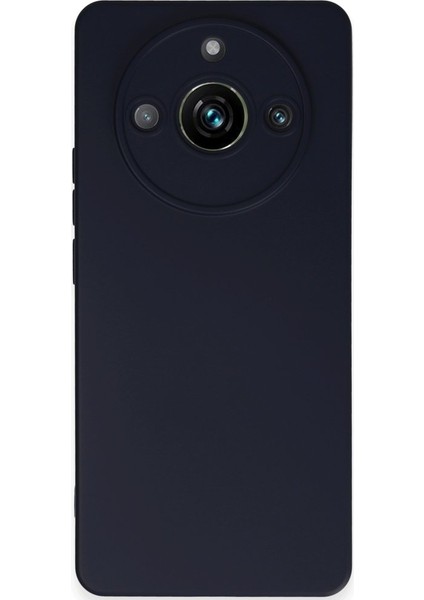 Realme 11 Pro Kılıf Içi Kadife Kaplı Nano Silikon Kapak - Lacivert