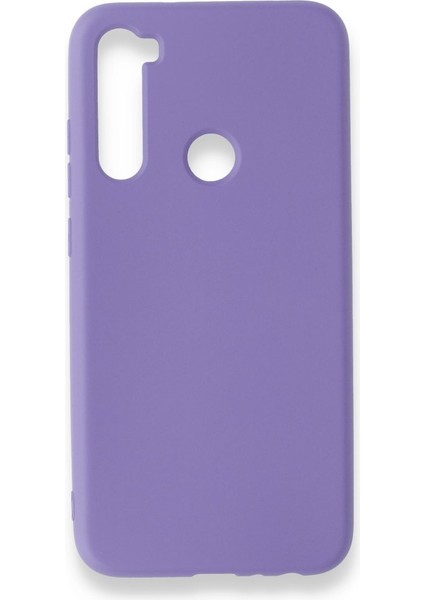Redmi Note 8 Kılıf Içi Kadife Kaplı Nano Silikon Kapak - Lila