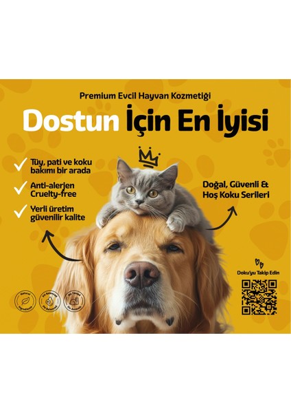 Pet Kedi ve Köpek Parfümü Anti-alerjen 50 ml