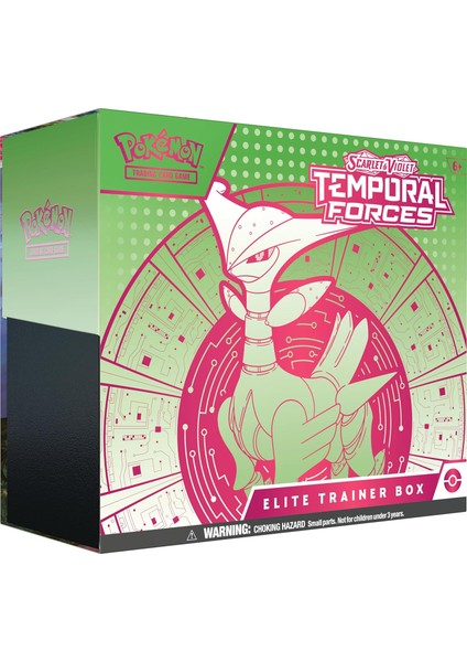 Tcg: Scarlet And Violet: Temporal Forces: Elite Trainer Box: Iron Leaves