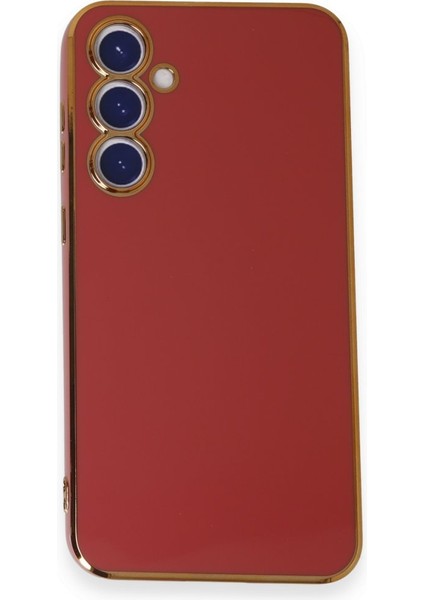 Samsung Galaxy S23 Fe Kılıf Parlak Yapılı Esnek Volet Silikon Kapak