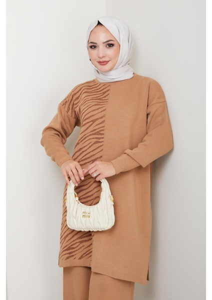 Simli Triko Tunik Pantolon Takım fiyatları