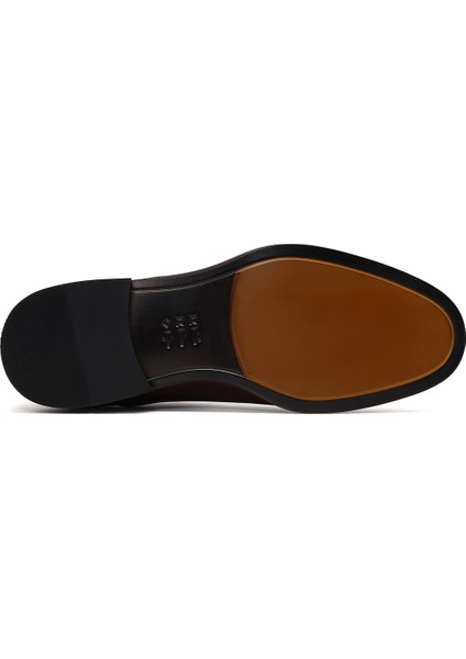 Erkek Kahverengi Bağcıklı Deri Klasik Ayakkabı 25WFD740418 fırsatları