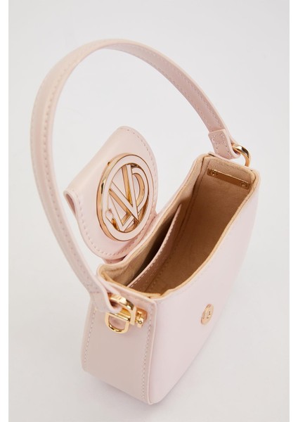 Logolu, Mini Boy, Zincir Detaylı, Uzun Askılı, Kadın Şık El Çantası 930346 Pembe modelleri