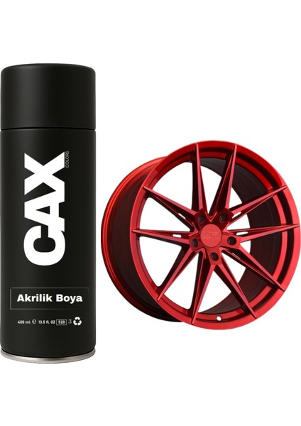 Metalik Kırmızı Araba Jant Sprey Akrilik Özel Yapım Sprey Boya 400 ml