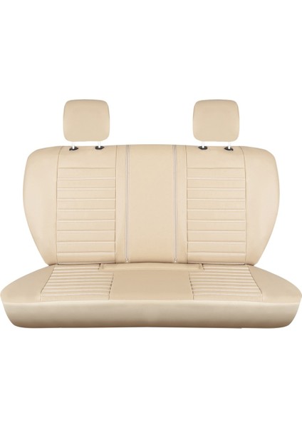 Seat Ateca Deri Oto Koltuk Kılıfı Ön Arka Set Bej Original Seri Scr modelleri