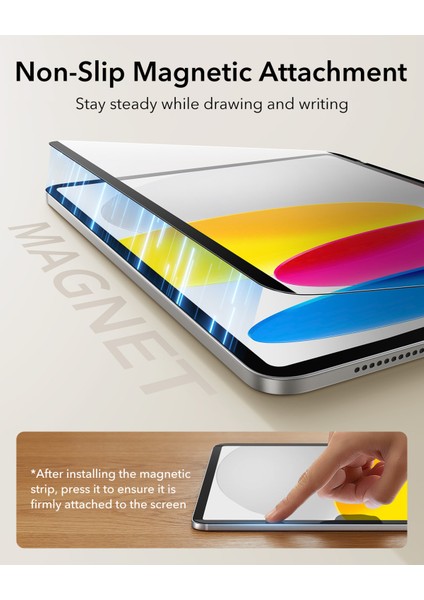 iPad 10.9 inç (10./11. Nesil - M2 - M3) Paper Feel (Kağıt Hissi) Tablet Ekran Koruyucu