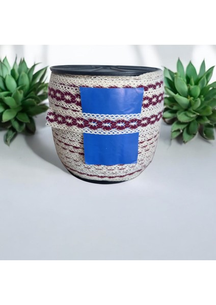 Kopanaki Ara Dantel 5 Metre Cift Renk 2,5cm