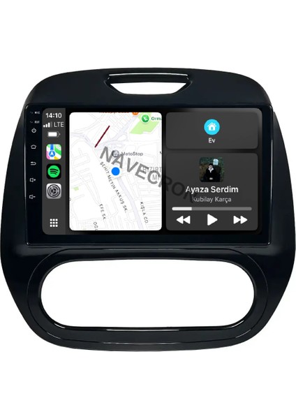 Renault Captur 2013-19 9"uyumlu Androıd Multimedya Gerçek 2/32 Kablosuz Carplay Geri Görüş Kameralı fiyatları