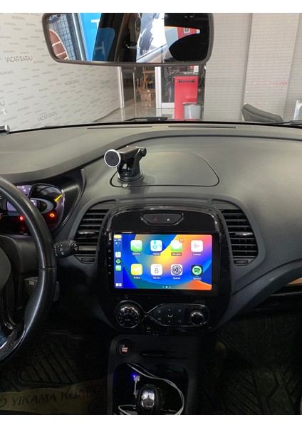 Renault Captur 2013-19 9"uyumlu Androıd Multimedya Gerçek 2/32 Kablosuz Carplay Geri Görüş Kameralı modelleri