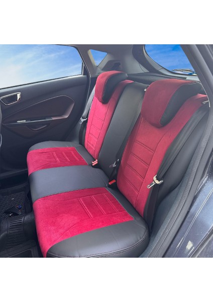 Ford Fiesta Araca Özel Oto Koltuk Kılıfı - Taytüyü ve Deri