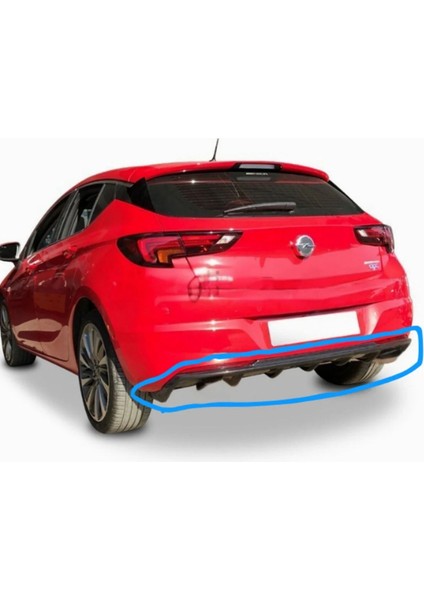 Opel Astra K Rieger Difüzör (Plastik) (( Parlak Siyah ))