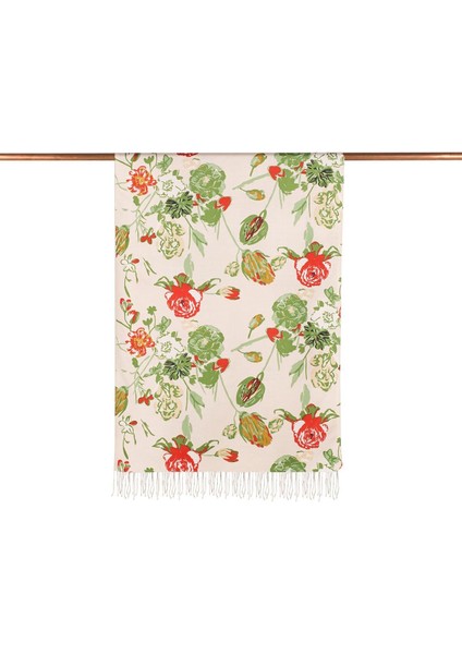 Ipekevi Desenli Ipek Şal - Göksu Sefası Desenli - Beyaz fiyatları